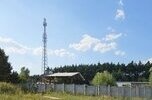 Działka inwestycyjna z masztem i nadajnikami bts