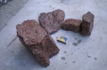 Granit czerwony z Ukrainy - produkcja kostki