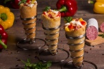 Produkcja pizzy w rożku