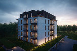 Projekt, inwestycja deweloperska. Zabudowana działka z projektem pod apartamenty w obszarze Natura 2