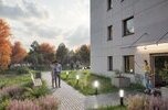 Projekt, inwestycja deweloperska. Zabudowana działka z projektem pod apartamenty w obszarze Natura 2